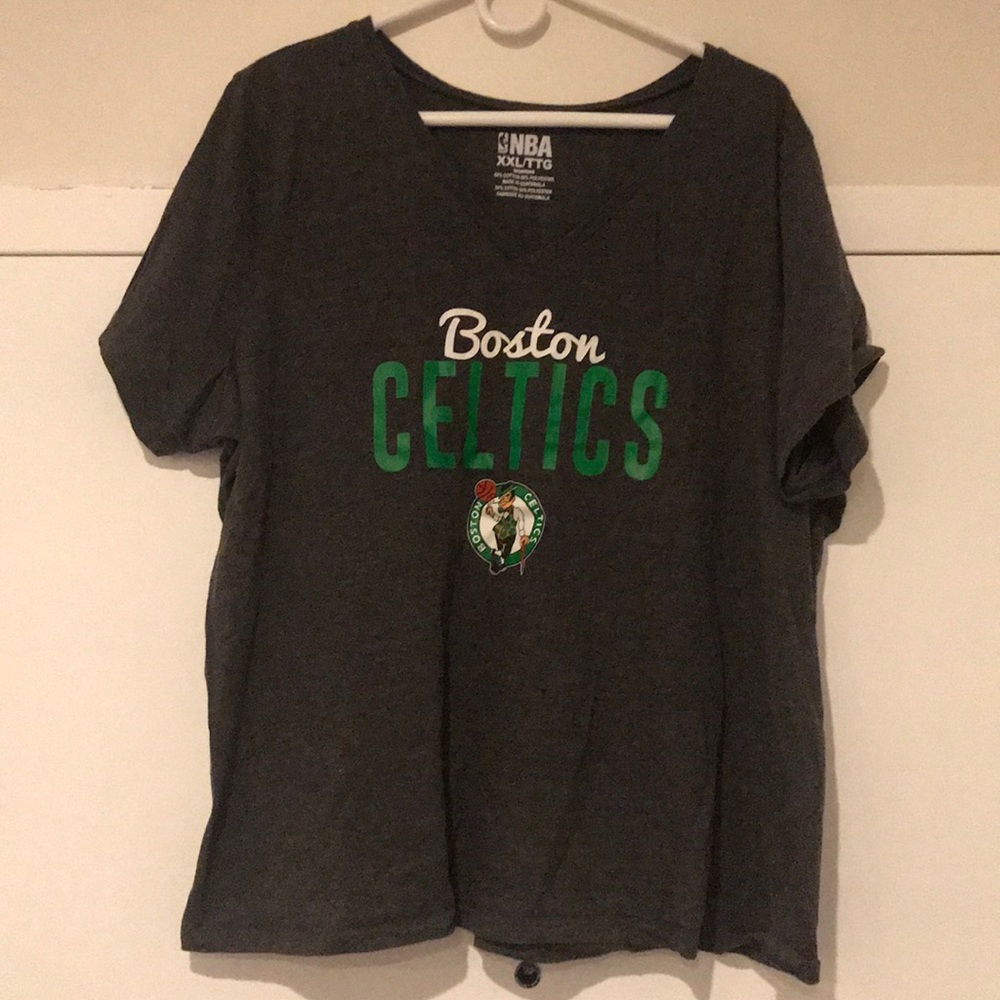 Boston Celtics V-Neck Tee Shirt